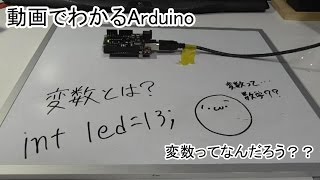 【動画でわかるArduino】 13 変数ってなんだろう34 [upl. by Lawtun]