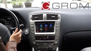 Driving with GROM VLine Infotainment System Upgrade  navigate music stream Bluetooth stream [upl. by Fairman]