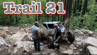 Trail 21 Windrocks most dangerous trail [upl. by Attenat355]