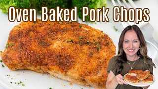 Best Oven Baked Pork Chops Recipe [upl. by Carlile537]