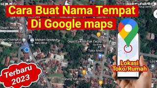 CARA MEMBUAT RUTE PERJALANAN GOOGLE MAPS [upl. by Luise657]