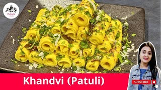 Easy Khandvi Recipe Perfect Patuli Every Time RasoiLifestyle [upl. by Male588]