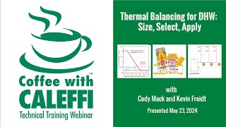 Thermal Balancing for DHW Size Select Apply [upl. by Kelly]