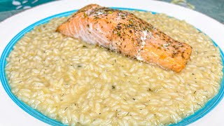 20 de Minute Risotto reteta clasica italiana cu somon [upl. by Joed]