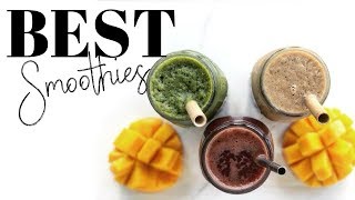 3 BEST LEAN SMOOTHIE RECIPES  only recipes you need to know [upl. by Eiznil]