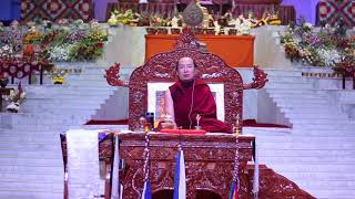 HH The Sakya Trizin Rinpoche teaching on quotAdmonishing Immoral Waysquot [upl. by Annawot628]