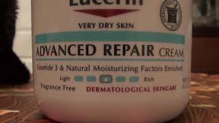 EUCERIN ADVANCED REPAIR VERY DRY SKIN CREAM FRAGRANCE FREE REVIEW [upl. by Cassandry]