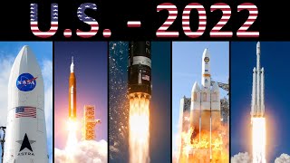 Rocket Launch Compilation 2022  US Rockets [upl. by Fi]