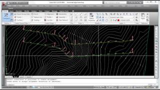 AutoCAD Civil 3D  Horizontal Alilgnment [upl. by Fiona683]