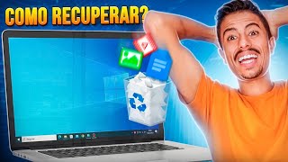 Como RECUPERAR ARQUIVOS APAGADOS da LIXEIRA do PC  Guia completo [upl. by Oker]