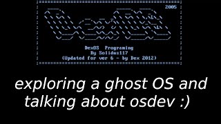 osdev in 2005 vs 2023  DexOS [upl. by Ainotal469]