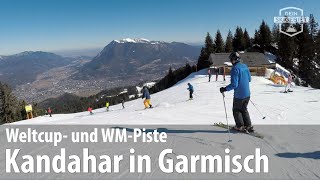 Kandahar in Garmisch Einzige Weltcup und WMAbfahrt in Deutschland [upl. by Teage]