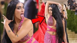 Madonna Daughter Lourdes Leon Shows Off Her Armpit Hair At Met Gala 2021 Red Carpet [upl. by Mirth]