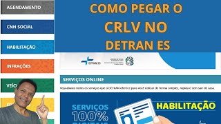 DETRAN ES COMO EMITIR O DOCUMENTO DE LICENCIAMENTO DO VEÍCULO [upl. by Eemla]