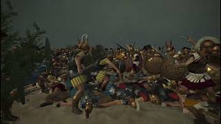 Royal Thorax Swordsman VS Royal Peltasts  Total War  Rome II [upl. by Buchanan]