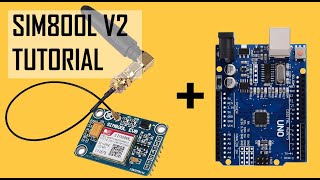 SIM800L V2 tutorial with arduino Send SMS Receive SMS Make a call [upl. by Hselin]