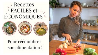 Recettes FACILES et ECONOMIQUES pour manger des légumes à chaque repas [upl. by Raama737]