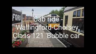 Cab Ride  Wallingford to Cholsey aboard a Class 121 W55034 Bubble car built 1961  all the way [upl. by Ahsimac34]