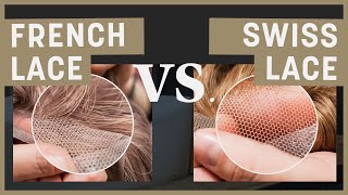 French Lace vs Swiss Lace Which is the better hair piece [upl. by Evod]