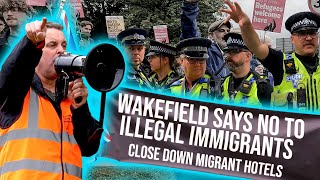 WAKEFIELD STANDS UP enoughisenough wakefield migrantcrisis [upl. by Llerot]