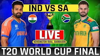 Live Match India Vs South Africa T20 World Cup Final  Ind Vs Sa Final Weather Update  Live Cricket [upl. by Baniez68]