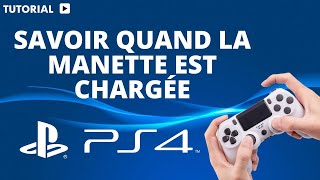 Comment savoir si la manette PS4 est chargée [upl. by Enaxor]