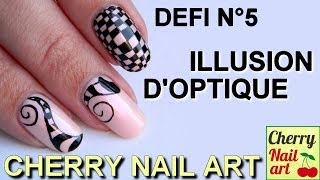 DEFI NAIL ART illusion doptique [upl. by Drawdesemaj218]