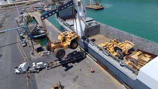 Loading of Break Bulk Cargo on Berth 4 [upl. by Eizus]