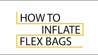 How to Inflate Flex Bags  Shippers Products [upl. by Latsyek]