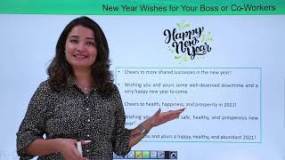 New Year Wishes for Your Boss or CoWorkers [upl. by Aicirtan]