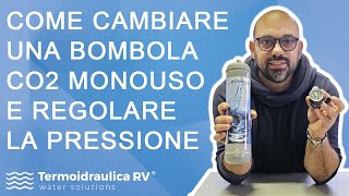 Come cambiare una bombola CO2 monouso e regolare la pressione [upl. by Ardnatal]