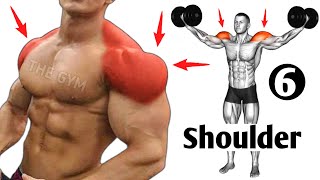 6 Bigger Shoulder Workout At Gym [upl. by Traver]