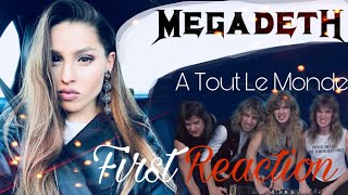 Megadeth  A TOUT LE MONDE  Reaction [upl. by Litton]