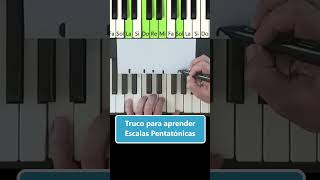 Truco para aprender quotEscalas Pentatónicasquot pianoparaprincipiantes pianotutorial escalapentatonica [upl. by Renate]