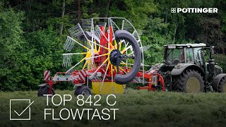 PÖTTINGER  FLOWTAST une innovation sur les andaineurs TOP 842 C [upl. by Phillips]