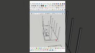 sketchup tutorial  free plugin to create a wall [upl. by Teuton]