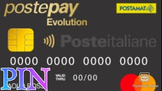 HOW TO KNOW YOUR POSTEPAY EVOLUTION PIN  TROVARE IL CODICE PIN DI POSTEPAY O POSTEPAY EVOLUTION [upl. by Odnuges995]