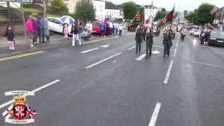 Castlederg Young Loyalists FB 1  Cookstown Sons Of William FB Parade 2024 [upl. by Salisbury]