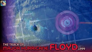 The Track of Hurricane Floyd 1999 v2 [upl. by Nader6]