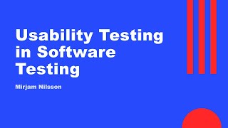 Usability Testing in Software Testing  When to do Usability Testing  usabilitytesting [upl. by Poliard]