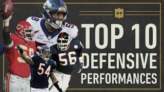 The Top 10 Greatest SingleGame Defensive Performances in NFL History  Vault Stories [upl. by Power]