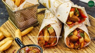 Mexican Style Nugget Shawarma Recipe by SooperChef [upl. by Oivat]