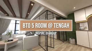 Home Tour For 5 Room BTO  TENGAH [upl. by Krisha767]