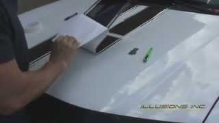 How To Install Vinyl Graphics Racing Stripes Installation by Illusions GFX Tampa FL [upl. by Antonetta267]