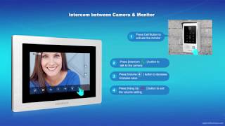 HOMSECUR HDK AHD Video Door Intercom System Touch Screen [upl. by Filide]