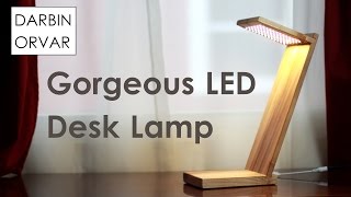 Awesome DIY Desk Light w LEDs [upl. by Bendicta]