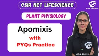 Apomixis in Plants  Plant Physiology  CSIRNET LIFESCIENCE JUNE 2024 [upl. by Naamann221]