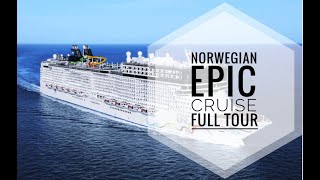 Norwegian Epic NCL Cruise Ship Full Tour Mediterranean Itinerary  4K [upl. by Ybrek194]