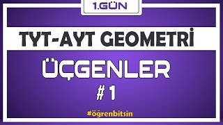 Üçgenler 1  TYT AYT GEOMETRİ KAMPI 1Gün  Rehber Matematik [upl. by Seadon315]