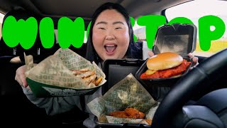 WINGSTOP MUKBANG 먹방 Hot Honey Rub Tenders  Chicken Sandwich  Parmesan Fries  MONDAY MUNCHIES [upl. by Asilenna630]